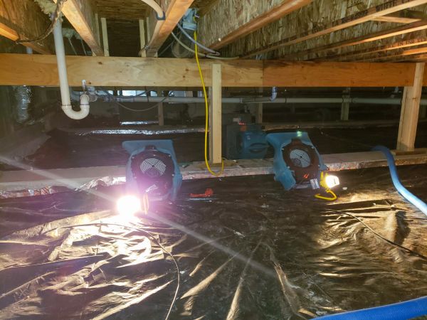 Crawlspace Water Removal in Granbury