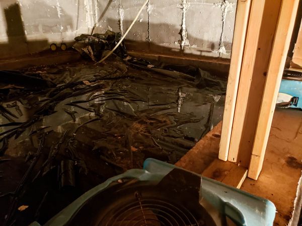 Crawlspace Water Cleanup in Granbury
